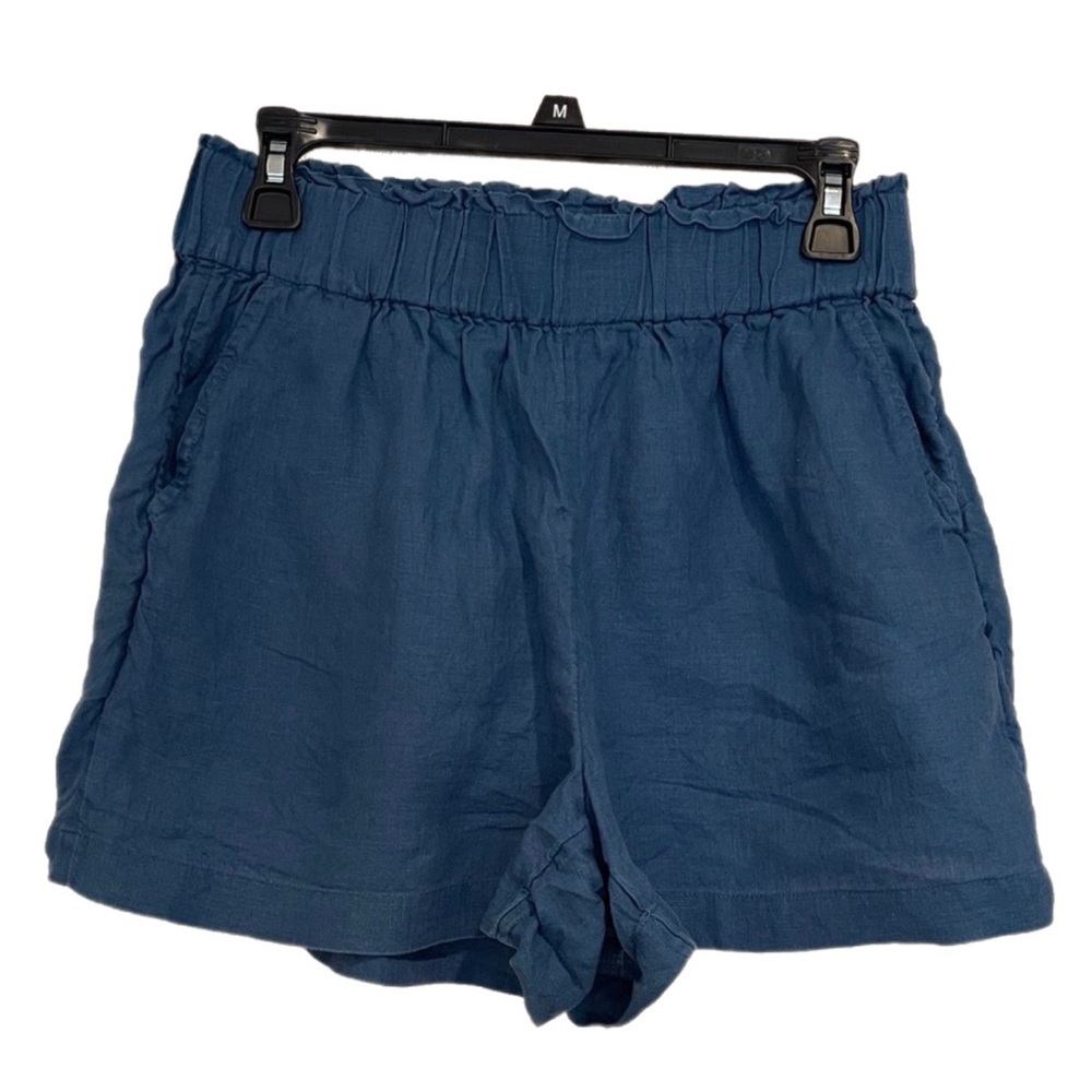 J. Crew Indigo Linen Shorts - Size Small